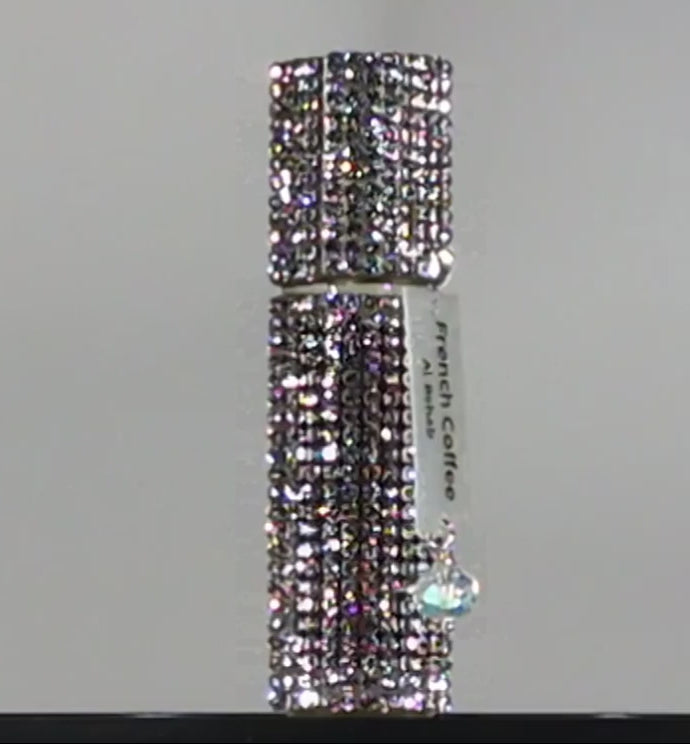 french coffee bottle with rhinestones